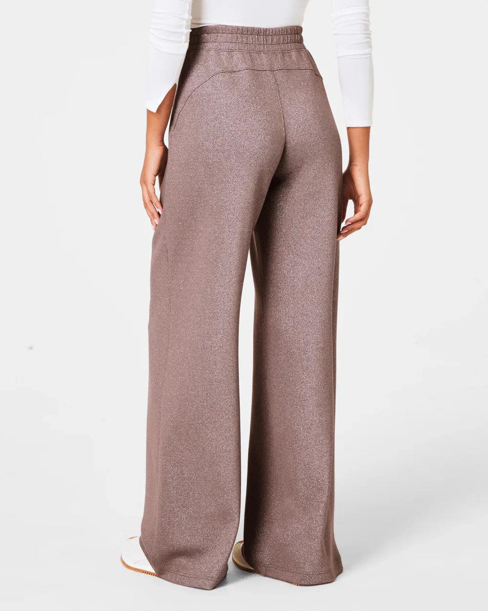 AirEssentials Wide Leg Pant- Silver Shimmer Product Image