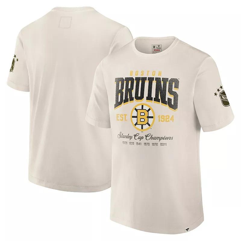 Men's Fanatics White Boston Bruins Decades Collection Timeless T-Shirt,  Product Image