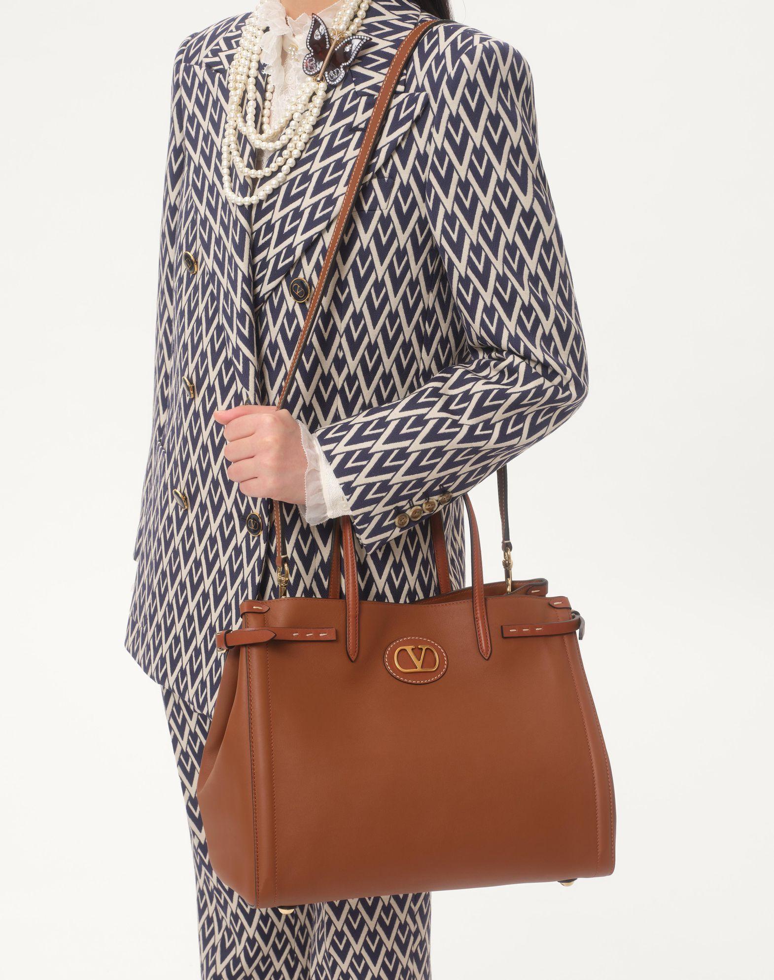 Valentino Garavani Antibes Medium Calfskin Shopping Bag Product Image