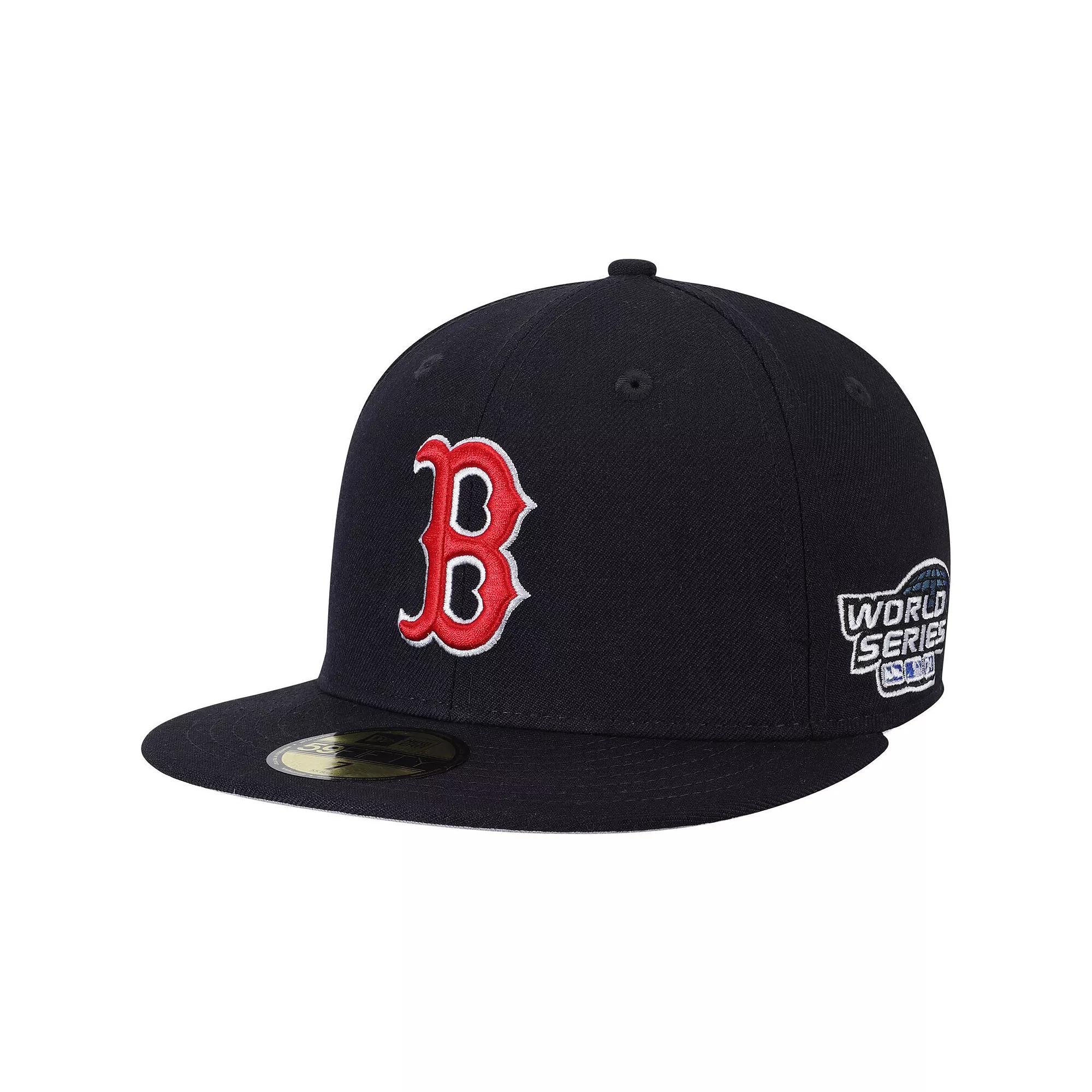Men's New Era Navy Boston Red Sox 2004 World Series Wool 59FIFTY Fitted Hat, Size: 7 5/8, Blue Product Image