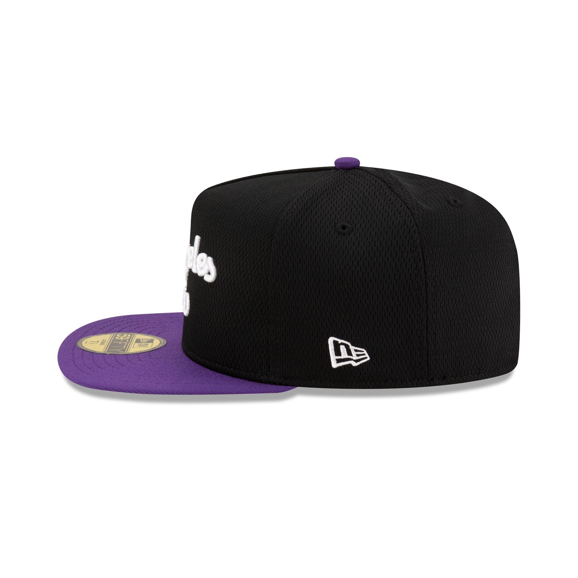 Los Angeles Lakers Dashmark Mesh 59FIFTY A-Frame Fitted Hat Male Product Image