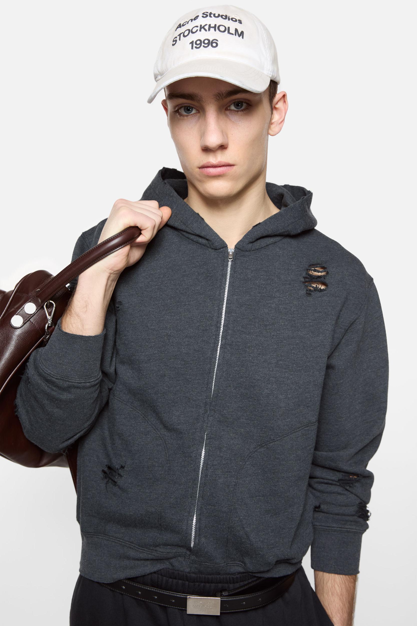 Hooded zipper sweater Product Image