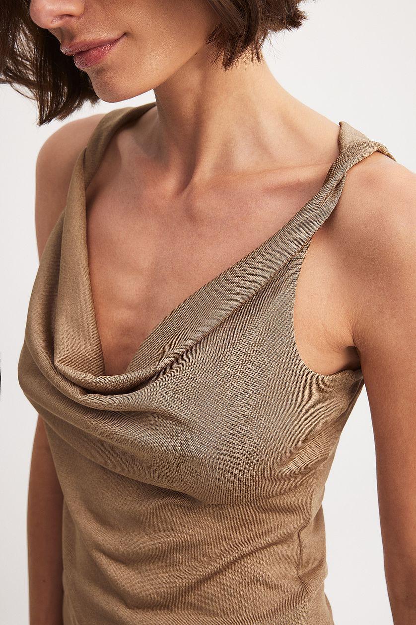 Twist Waterfall Jersey Top Product Image