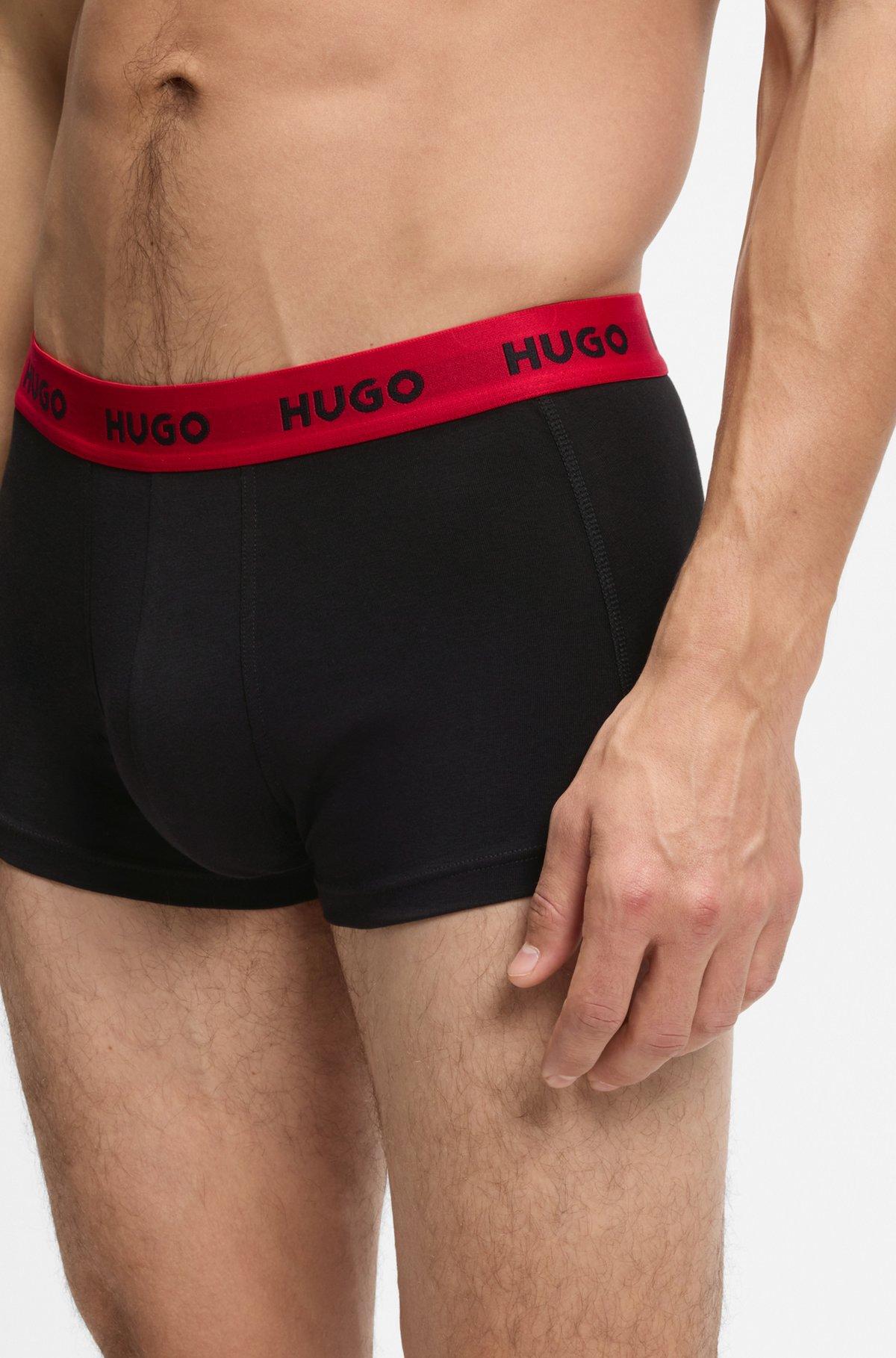 Three-pack trunks with jacquard logo waistband Product Image