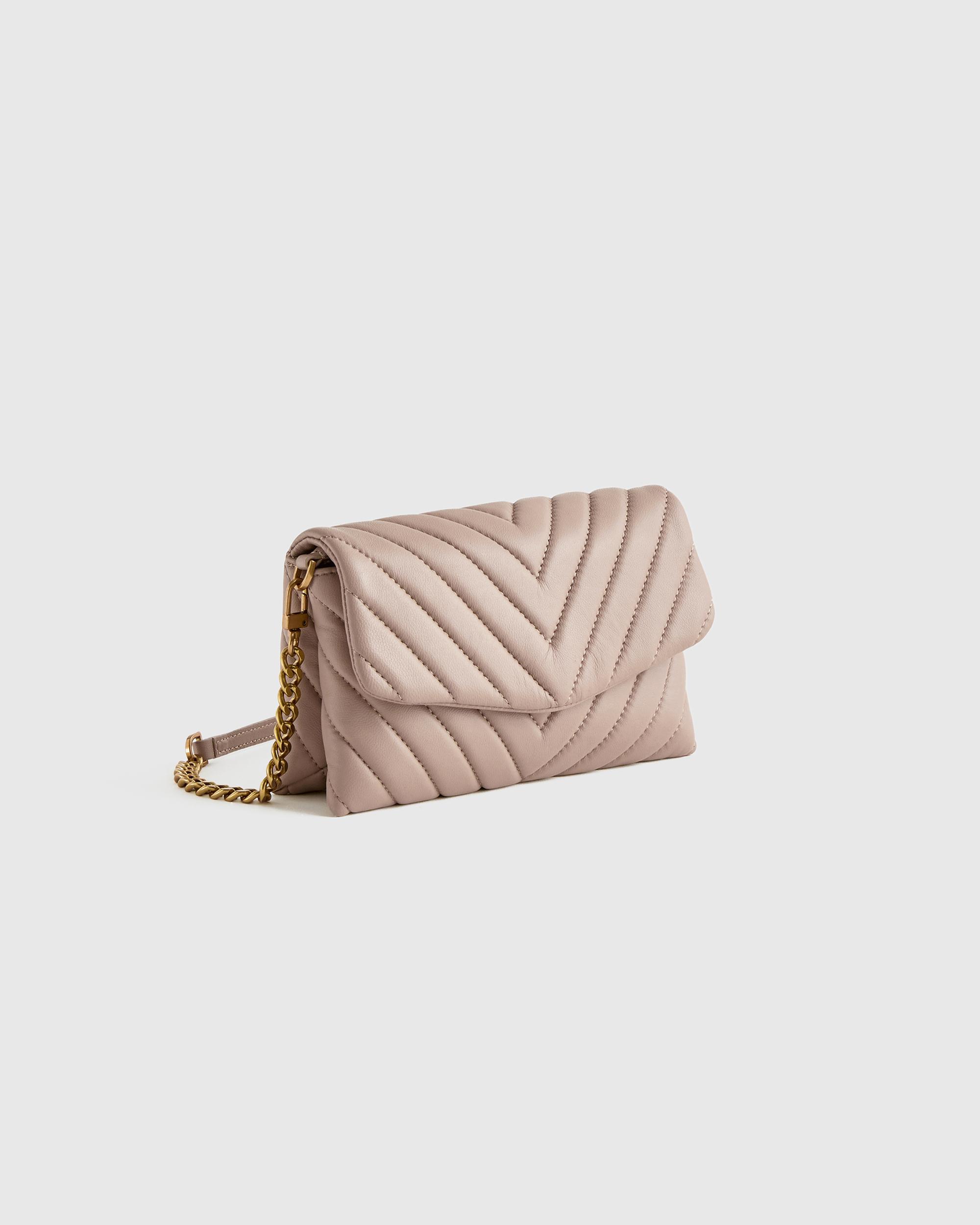 Quince | Women's Italian Leather Quilted Wallet Crossbody Product Image