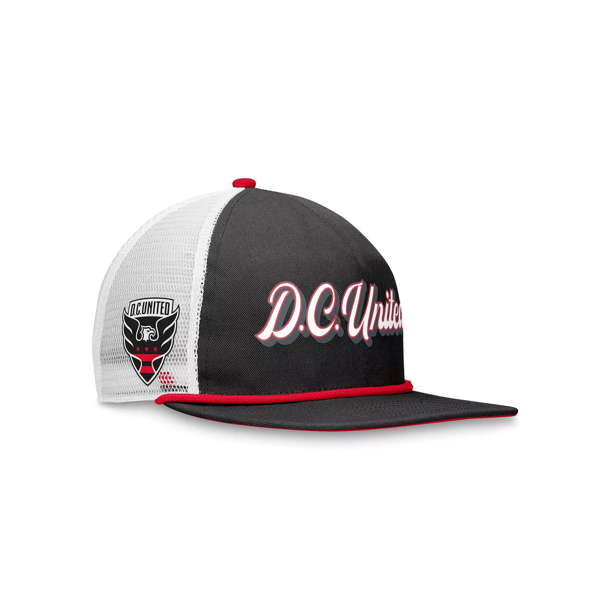 Men's Fanatics Branded Black/White D.C. United True Classic Golf Snapback Hat, Dcu Black Product Image