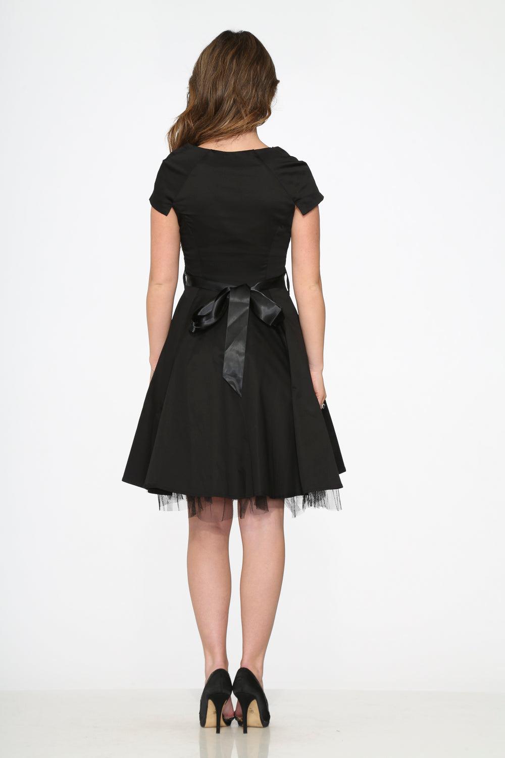 Black Swing Dress Product Image
