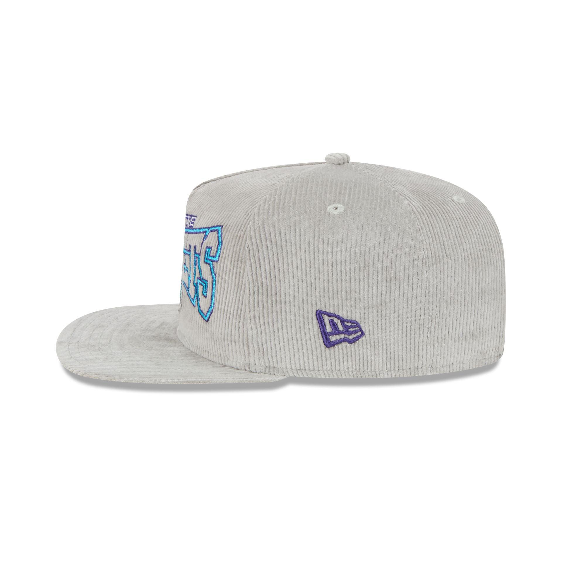 Charlotte Hornets Gray Cord Golfer Hat Male Product Image