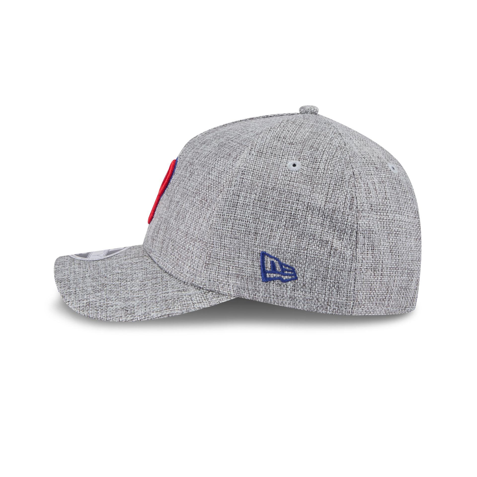 Philadelphia Phillies Cotton Weave Gray 9FORTY M-Crown A-Frame Snapback Hat Male Product Image