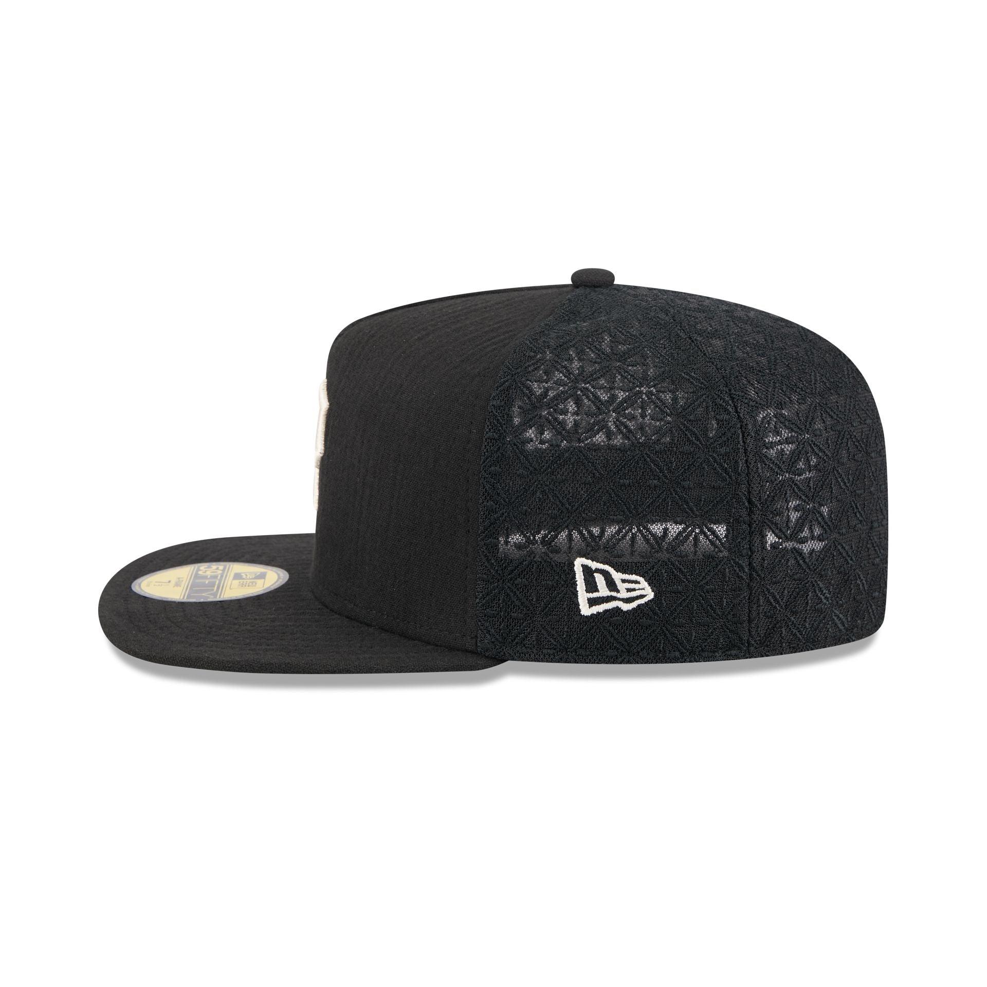 Toronto Raptors Navy Denim 59FIFTY A-Frame Fitted Hat Male Product Image