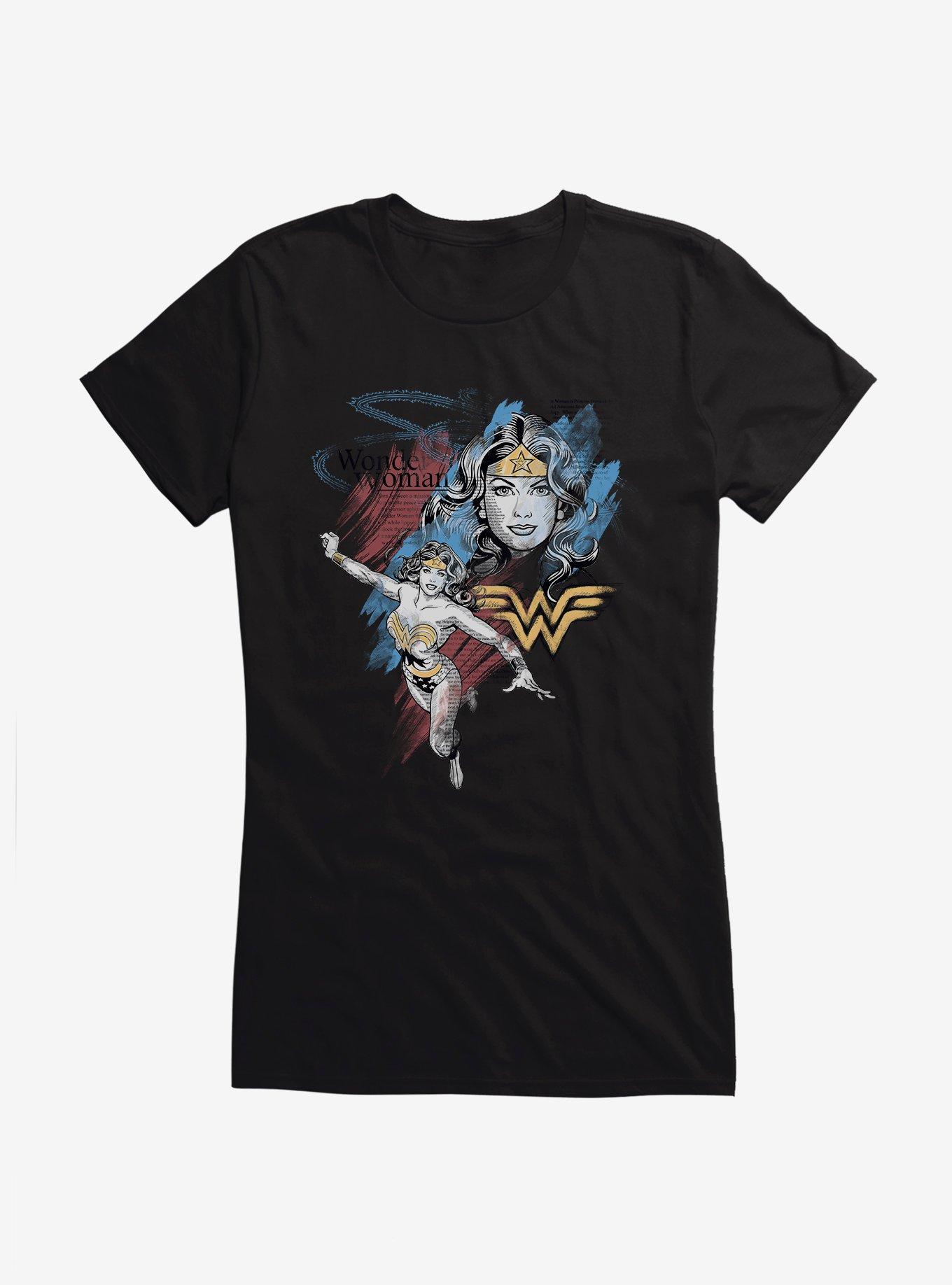 Wonder Woman Classic Shield Girls T-Shirt Product Image