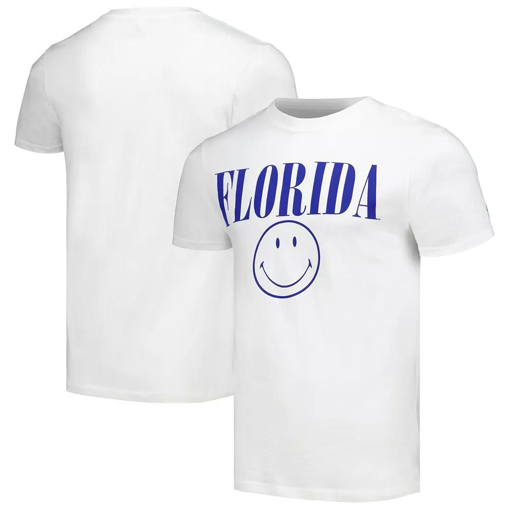 Men's League Collegiate Wear White Florida Gators Smiley All American T-Shirt,  Product Image