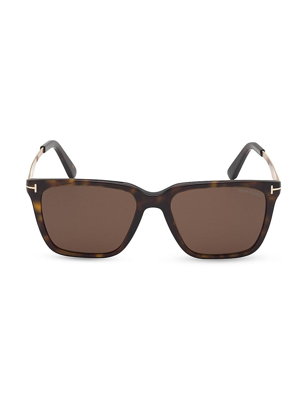 Mens 54MM Square Acetate Sunglasses Product Image
