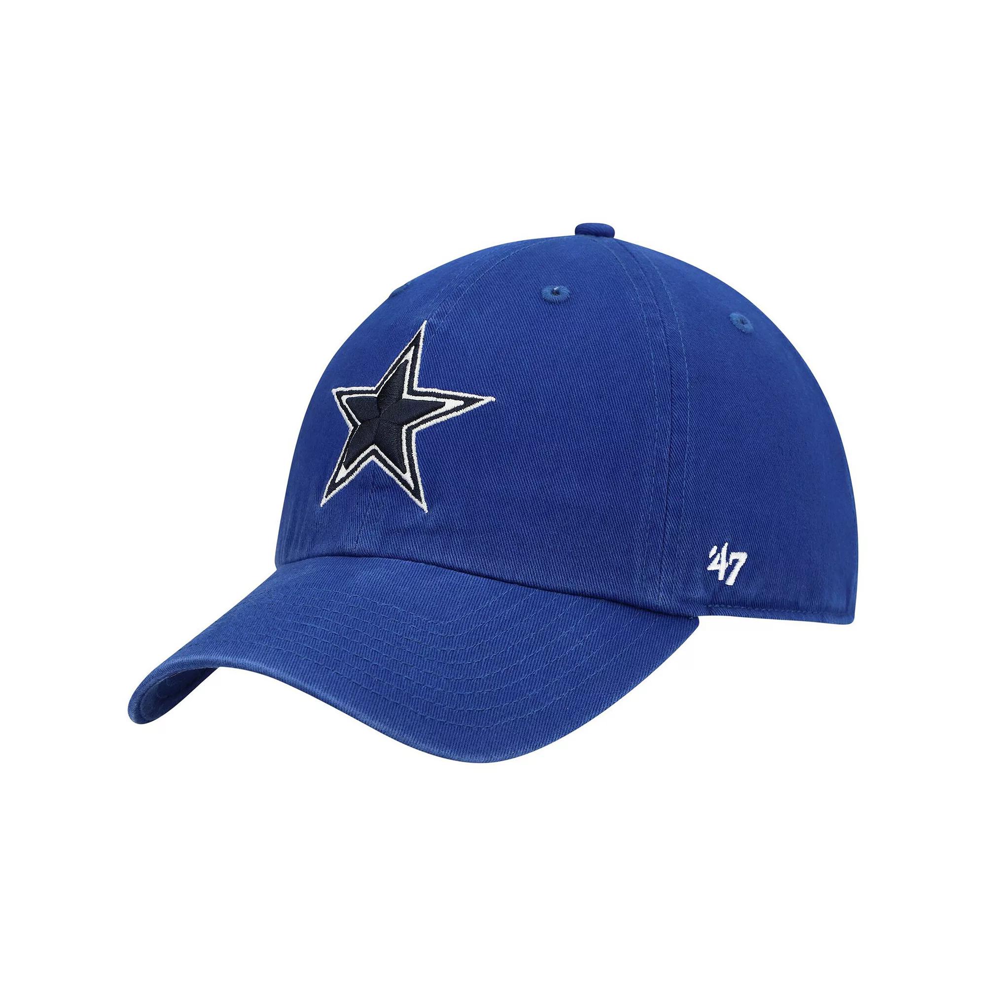 Mens 47 Royal Dallas Cowboys Primary Clean Up Adjustable Hat Product Image