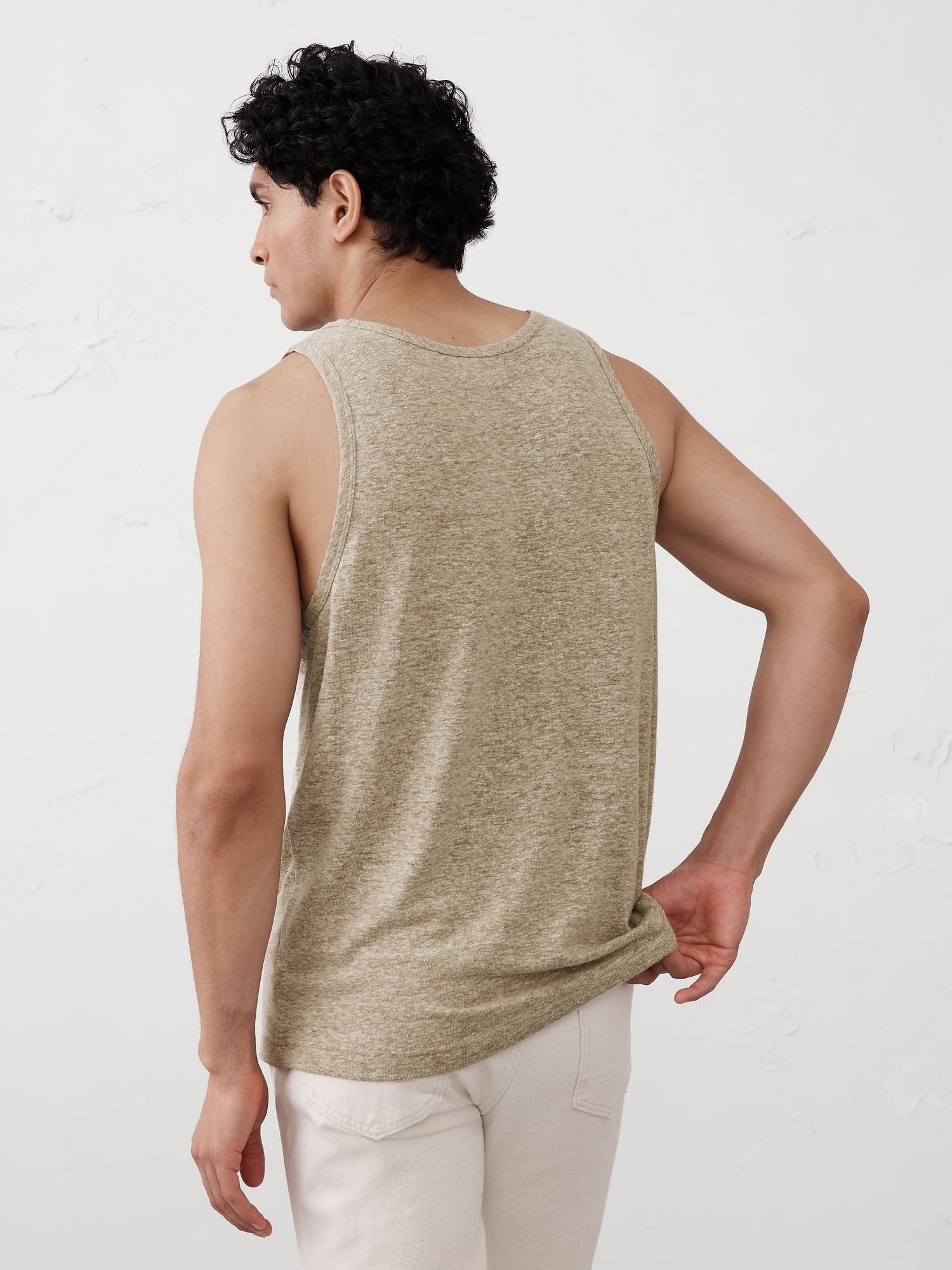 Linen-Blend Tank Product Image