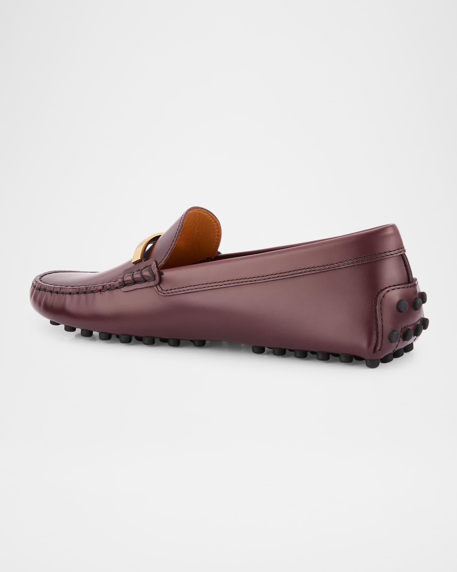 Gommino Leather Bar Driver Loafers Product Image
