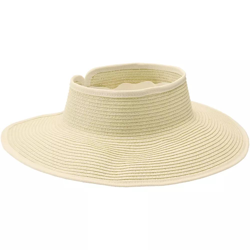 Women's Lands' End Facesaver Sun Visor, Size: Large-XL, Cashew Product Image