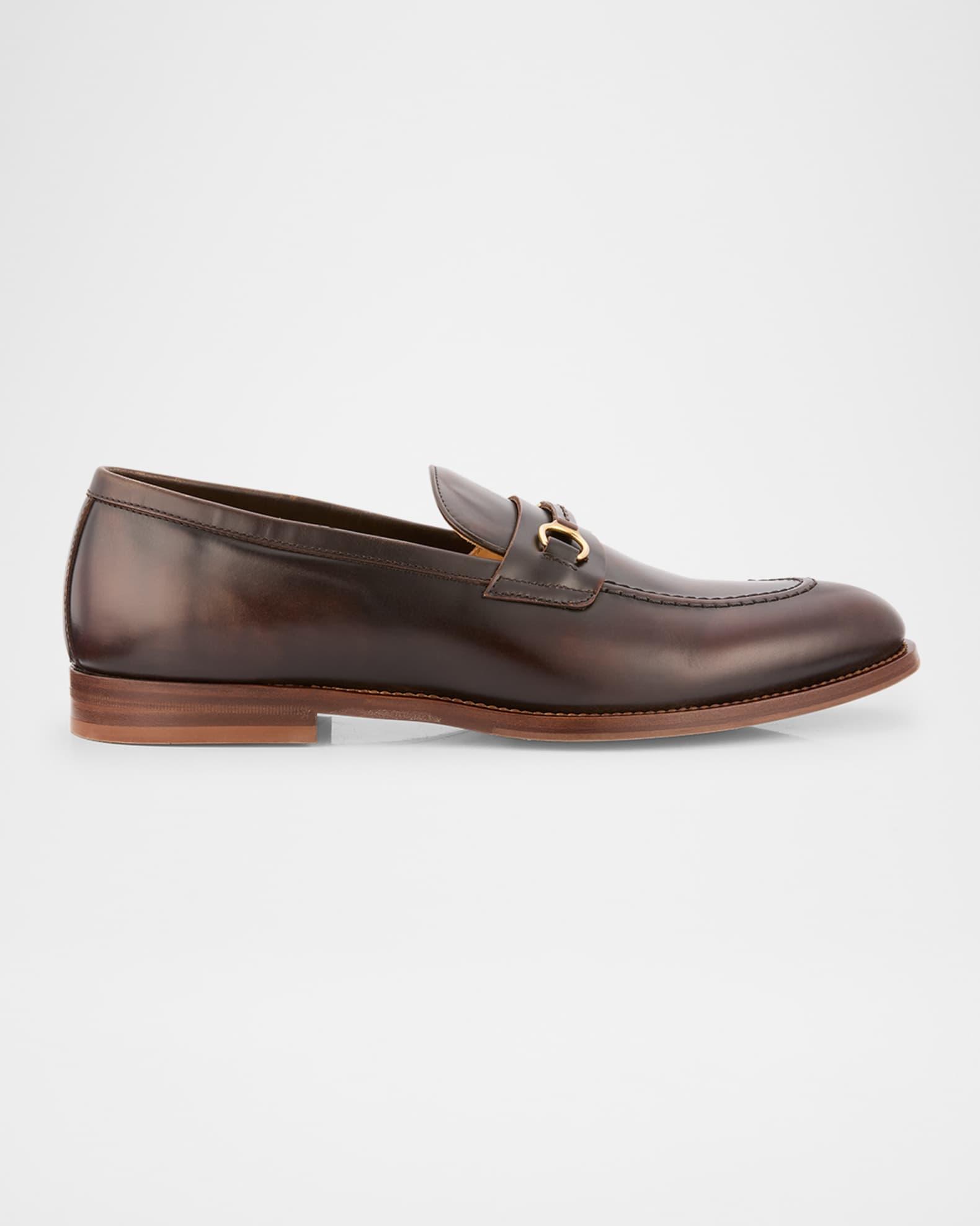 Men's Leather Bit Loafers Product Image