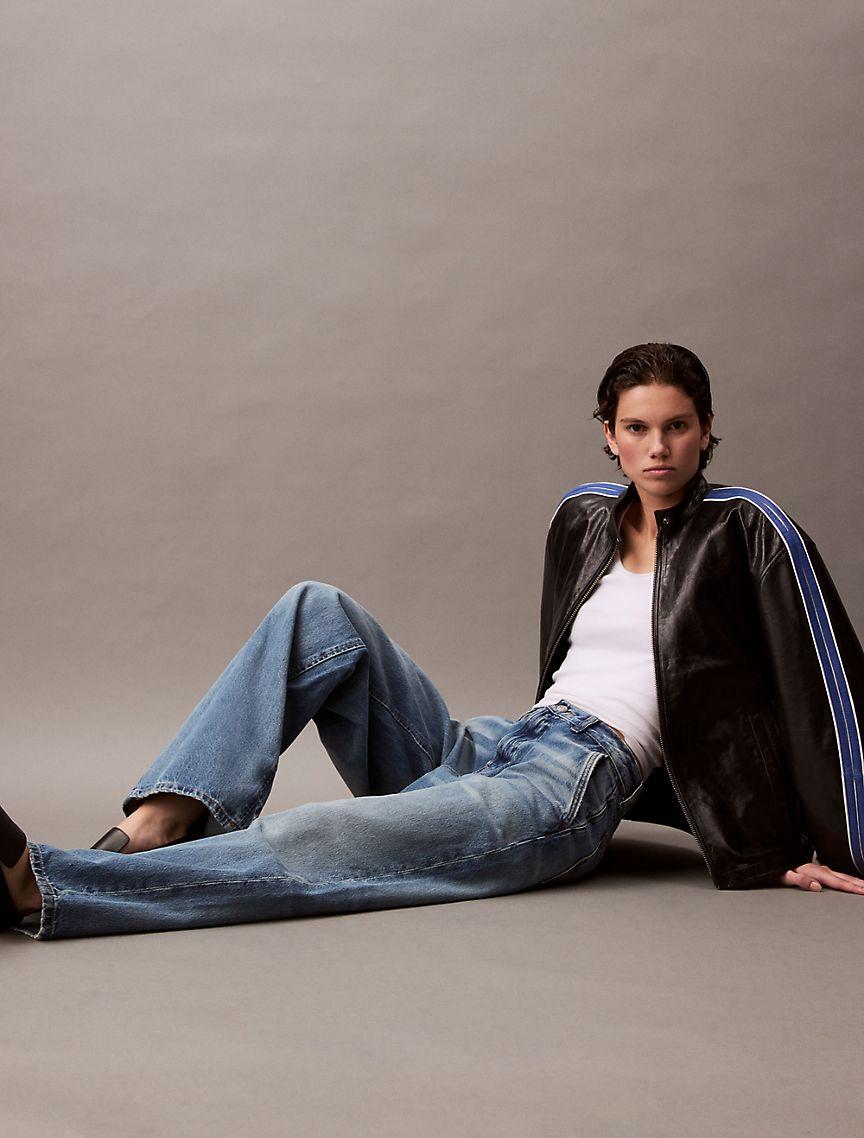 High Rise Barrel Jeans Product Image