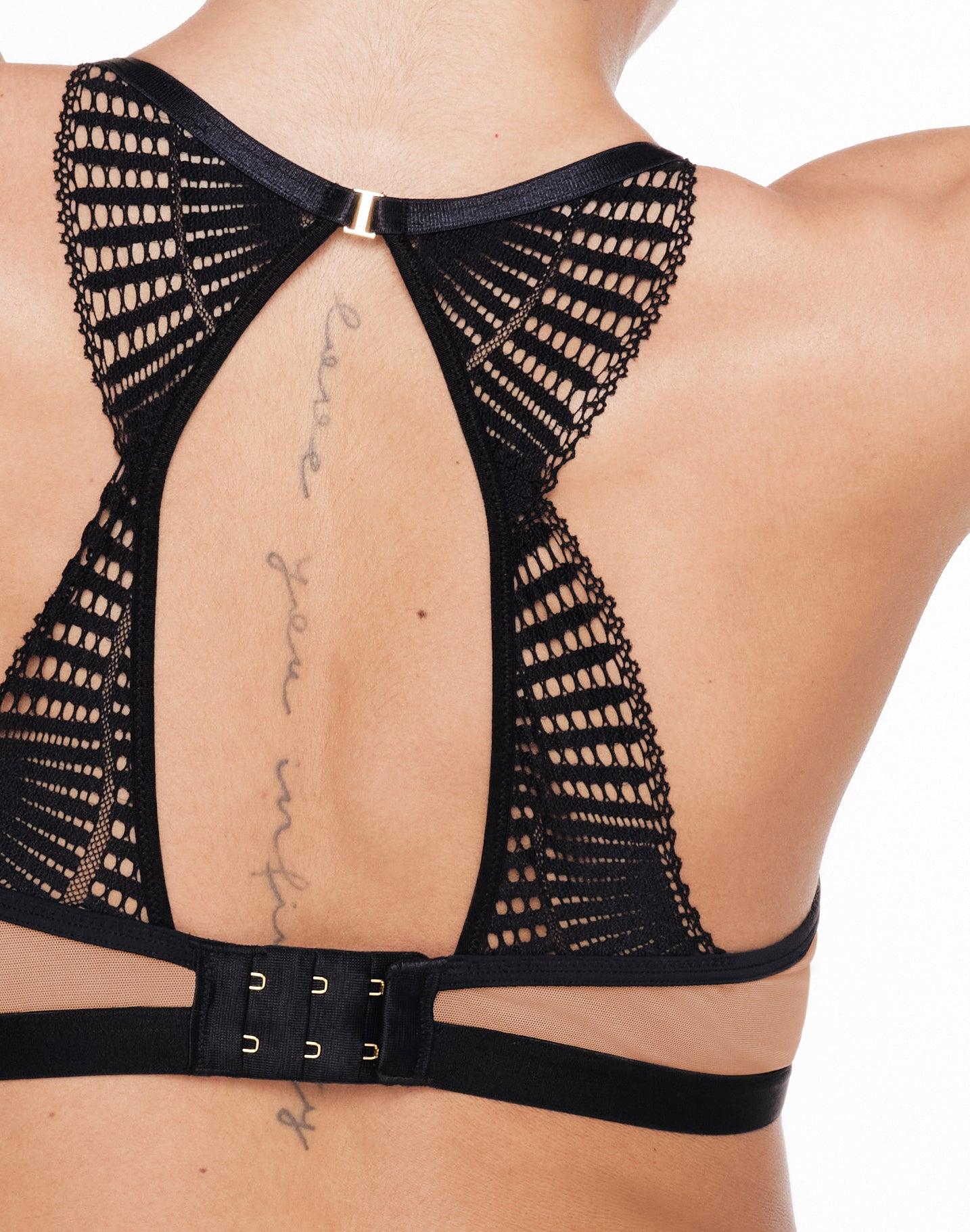 Fleur Lace Unlined Racerback Bra Product Image