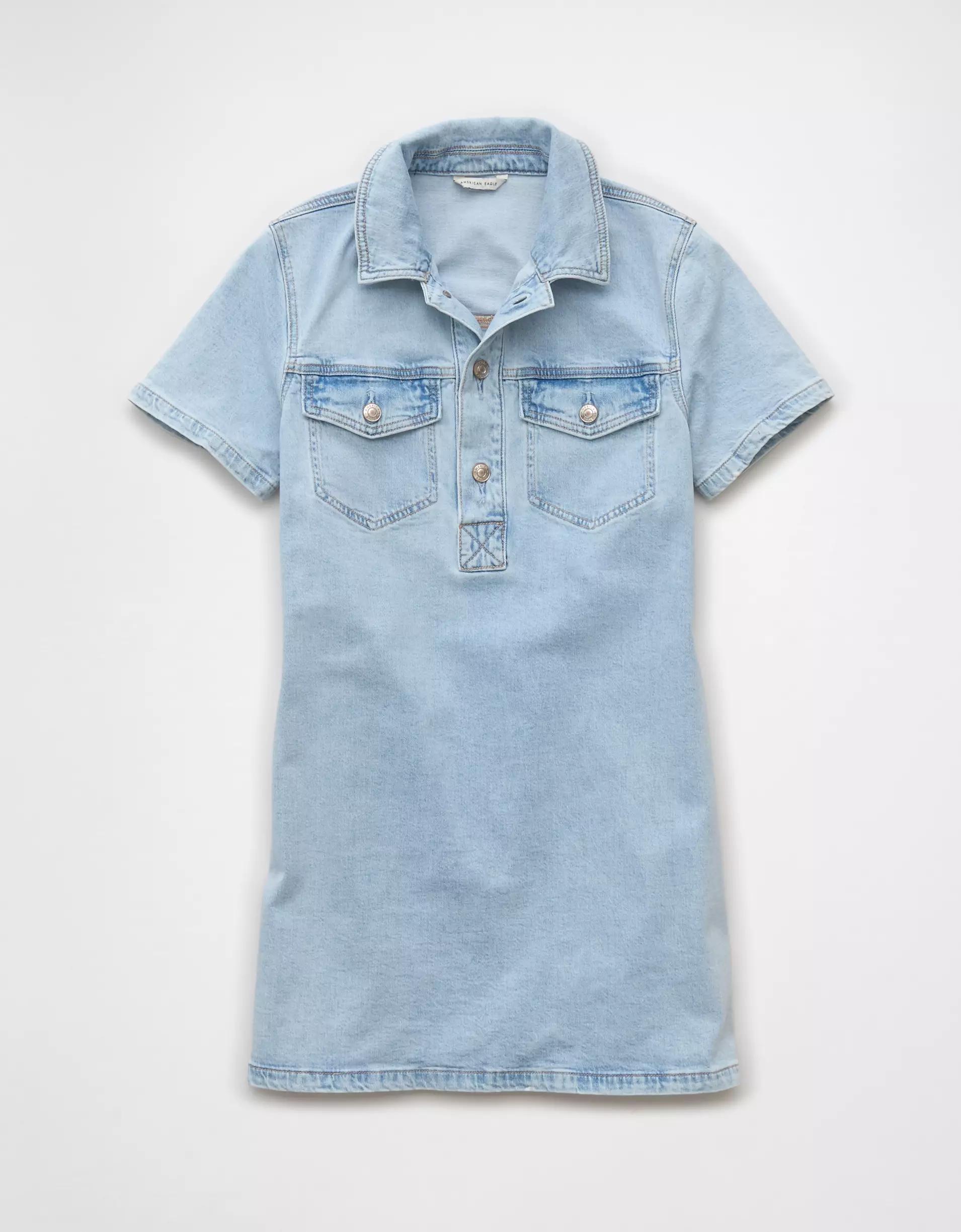 AE Denim Shift Dress Product Image