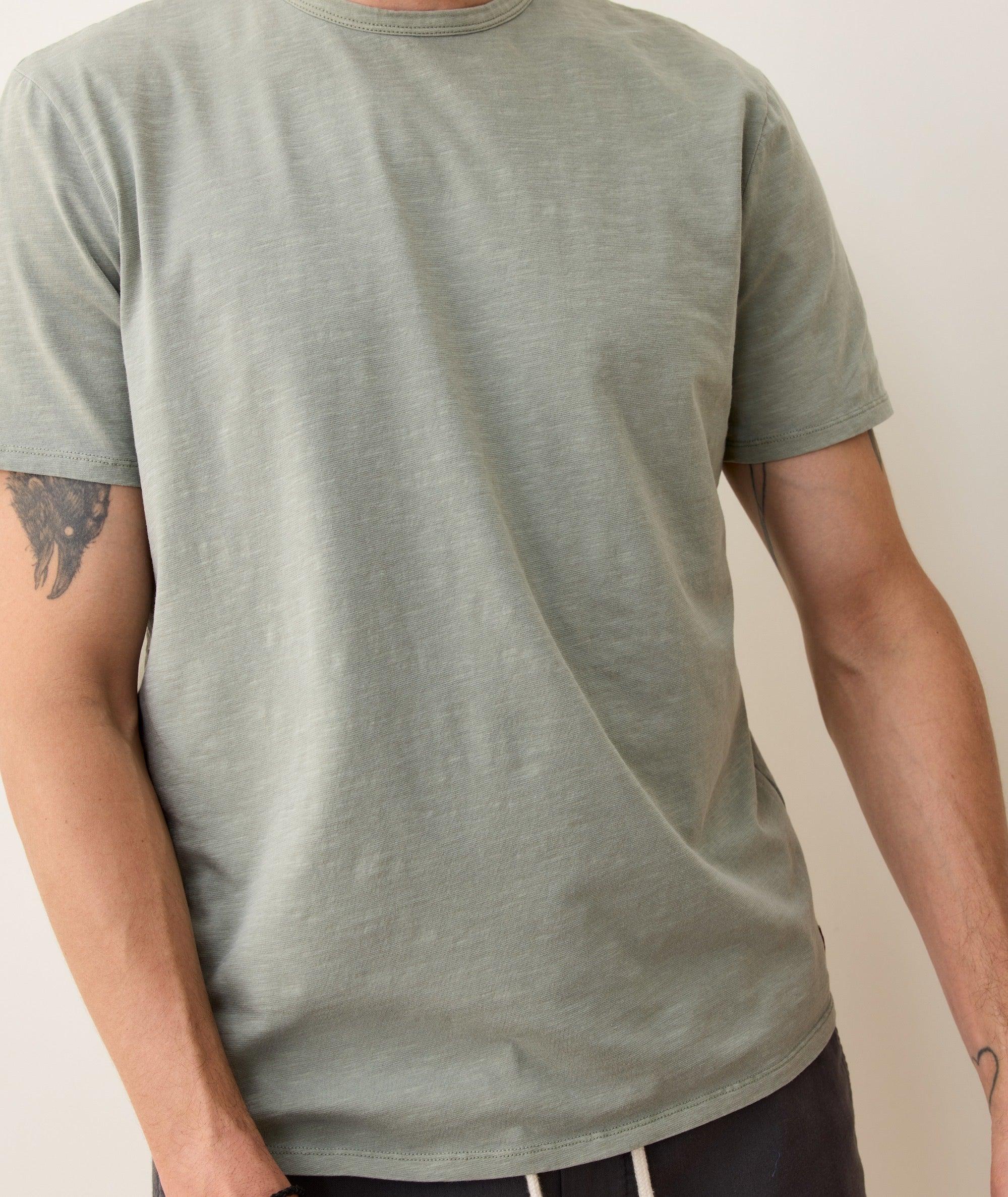 Saddle Hem Crew Tee Product Image
