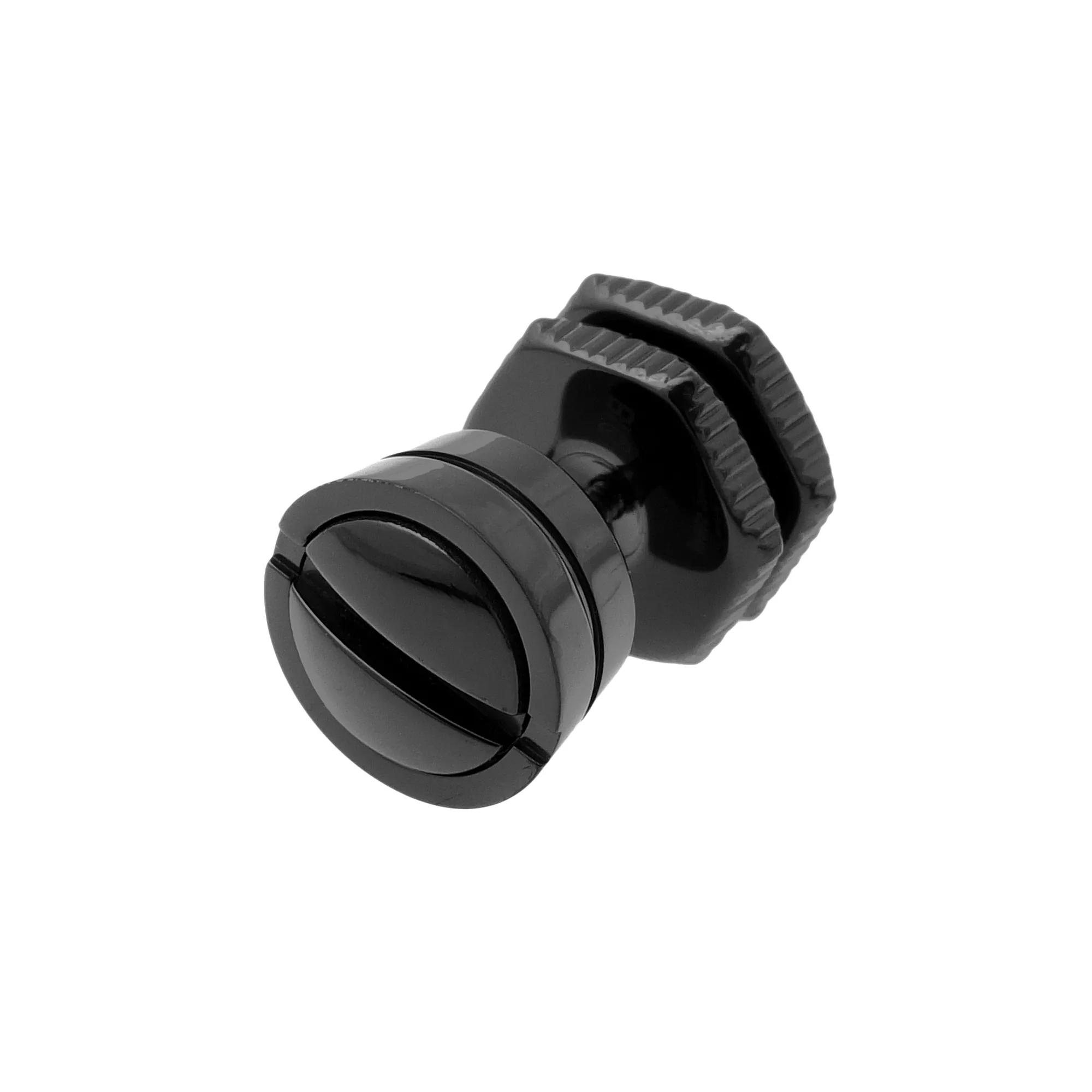 LYNX Black Ion-Plated Stainless Steel Nailhead Stud - Single Earring, Mens Product Image