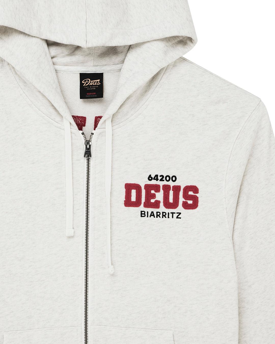 Buck Up Zip Hoodie - Lt Grey Marle Product Image