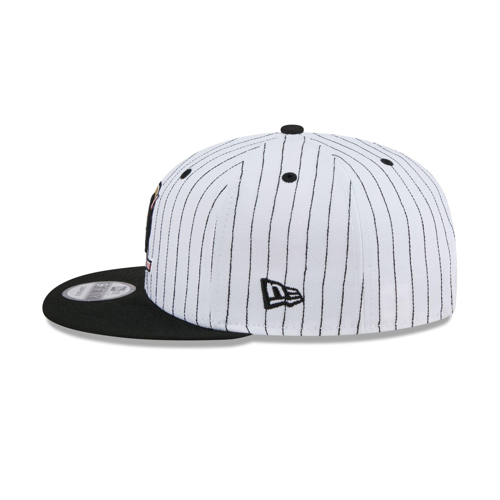 Anaheim Ducks Deceptor Pinstripe 9FIFTY Snapback Hat Male Product Image