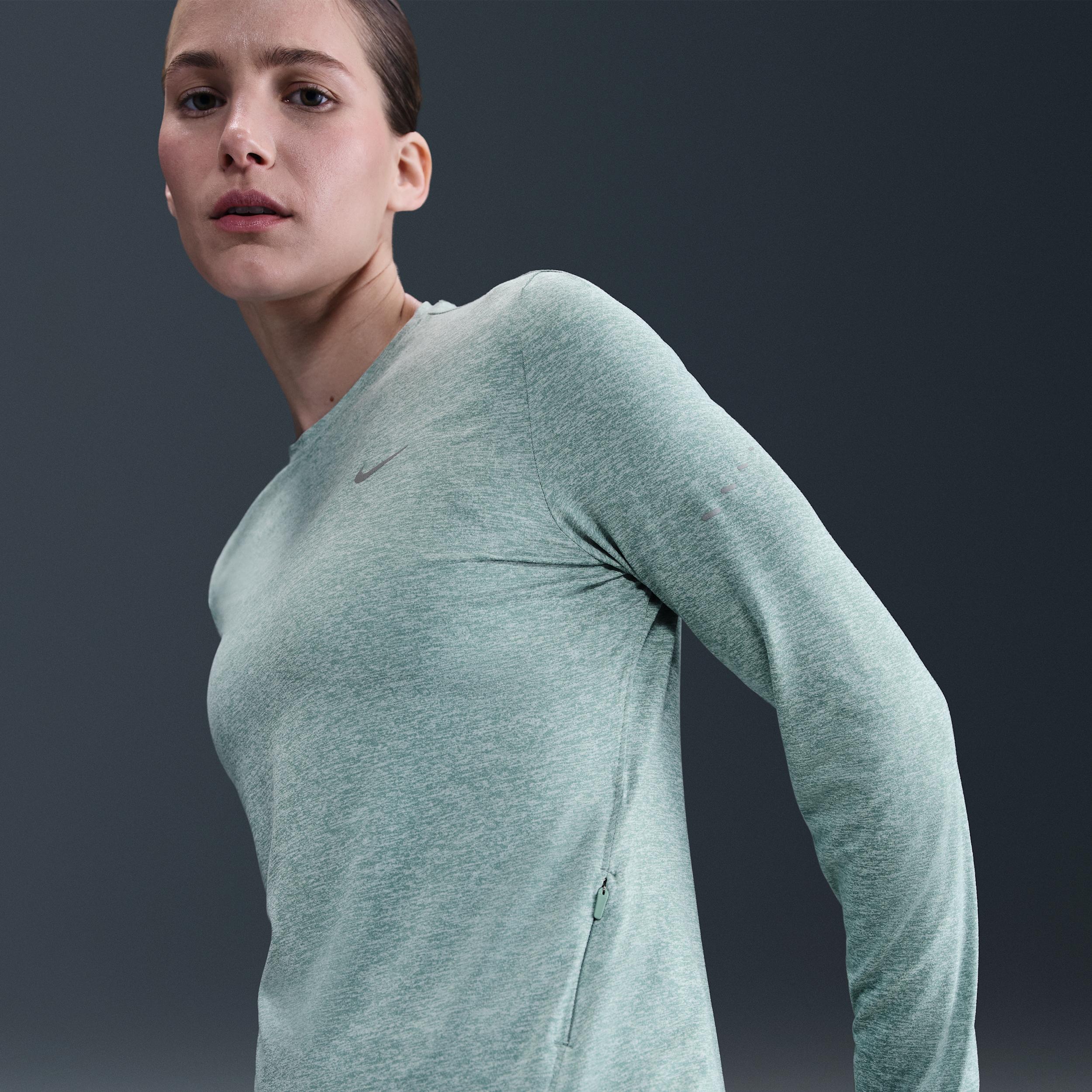 Nike Womens Swift Dri-FIT UV Long-Sleeve Crew-Neck Running Top | HQ0503-017 Product Image