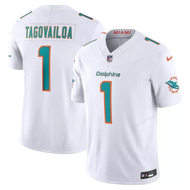 Men's Nike Tua Tagovailoa White Miami Dolphins Vapor F.U.S.E. Limited Jersey,  Product Image