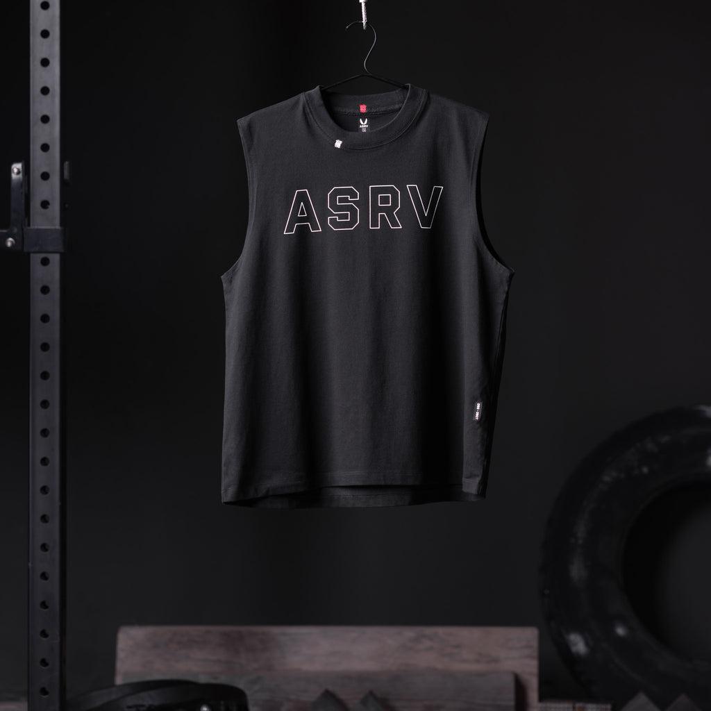 0807. Tech Essential™ Relaxed Cutoff - Black "Outline" Product Image