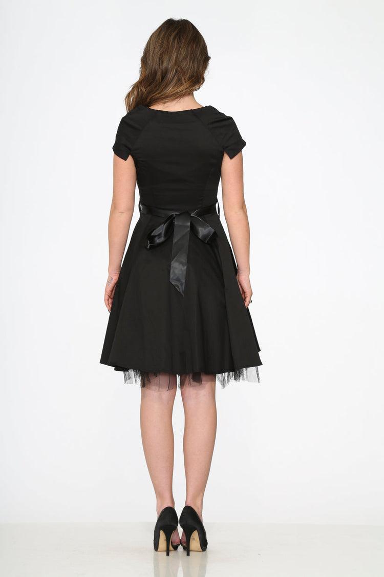 Black Swing Dress Product Image