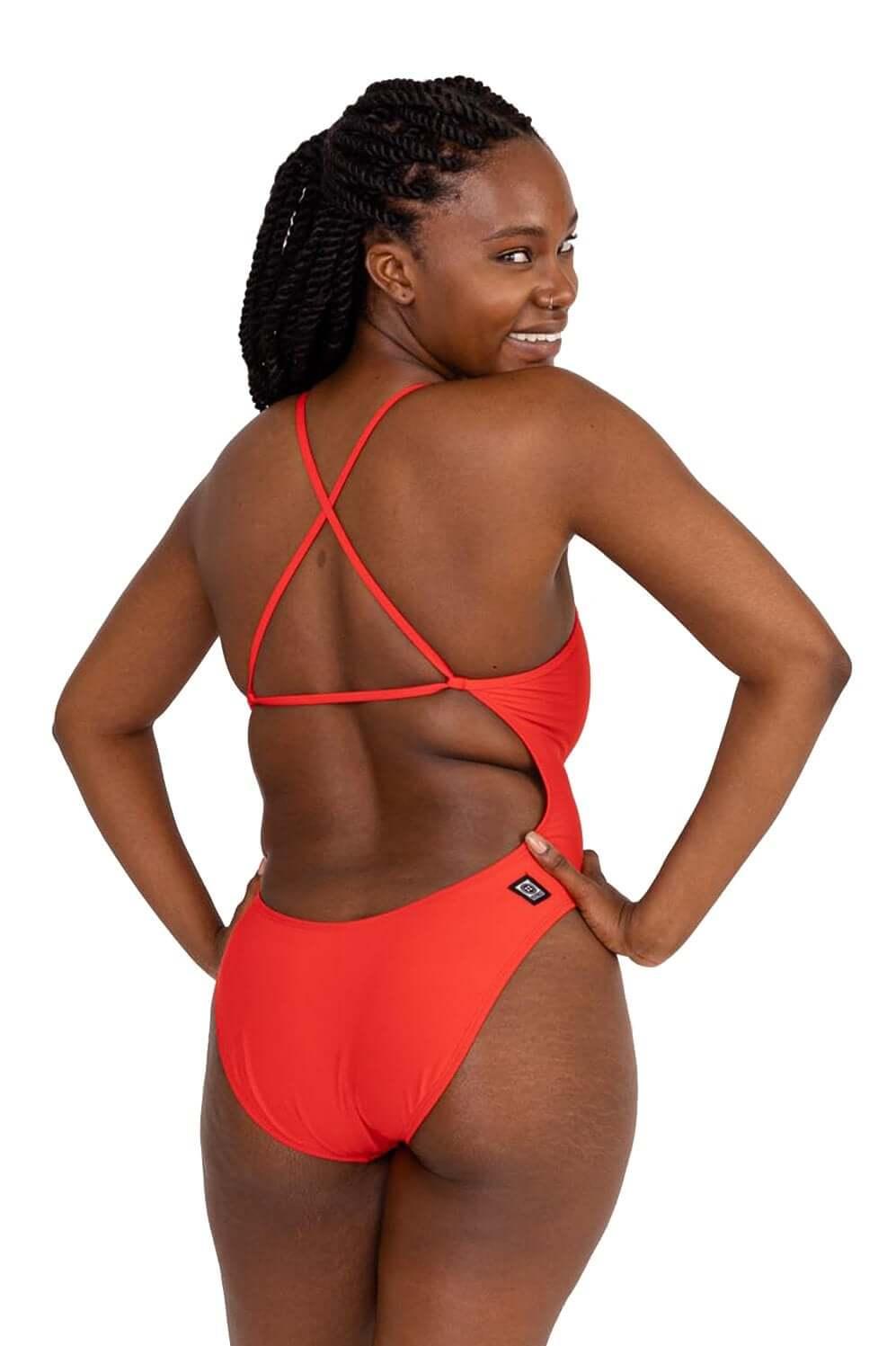 Brandon One Piece Swimsuit - Strawberry Female Product Image
