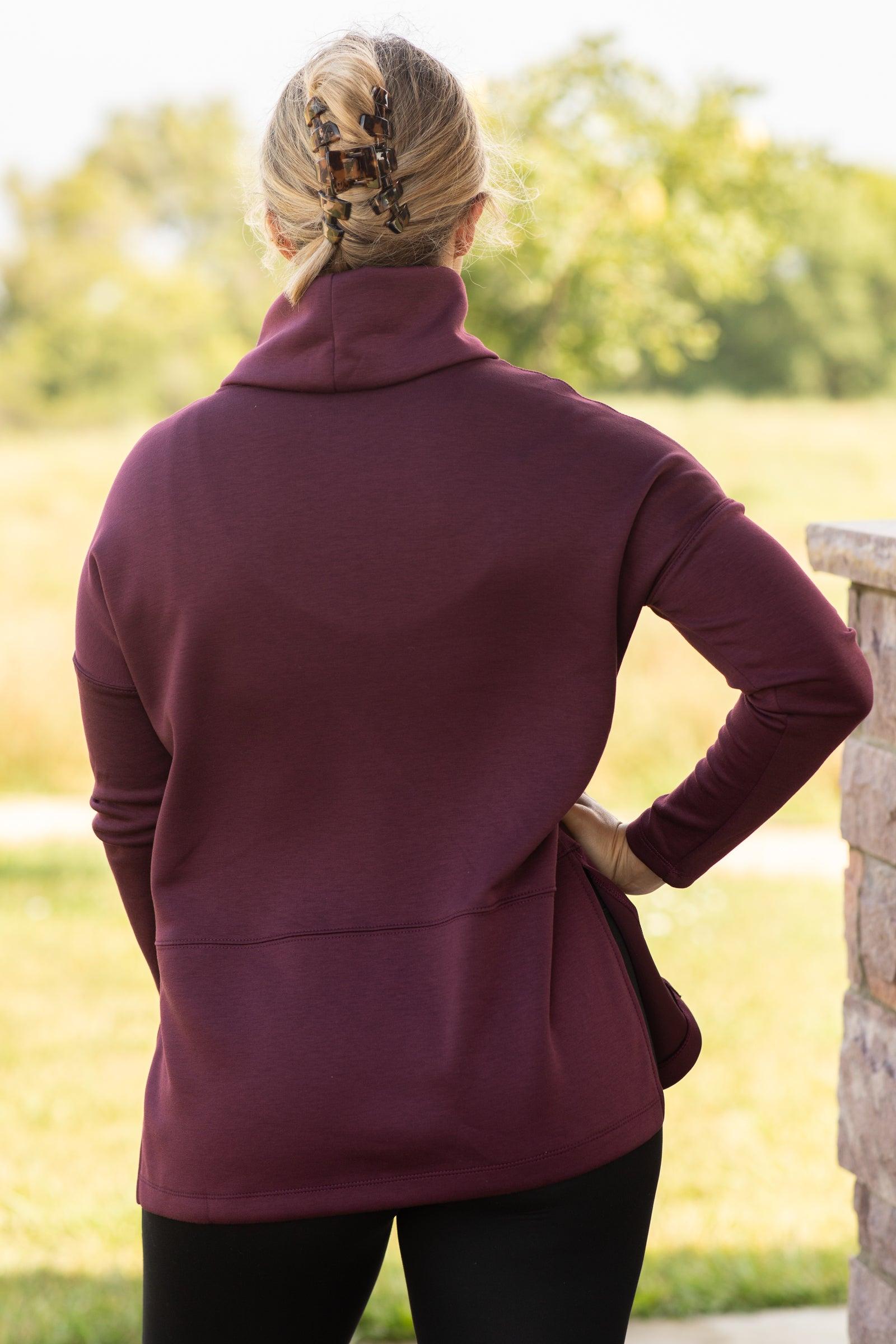 Scuba Sweatshirt With Side Slit Detail Product Image