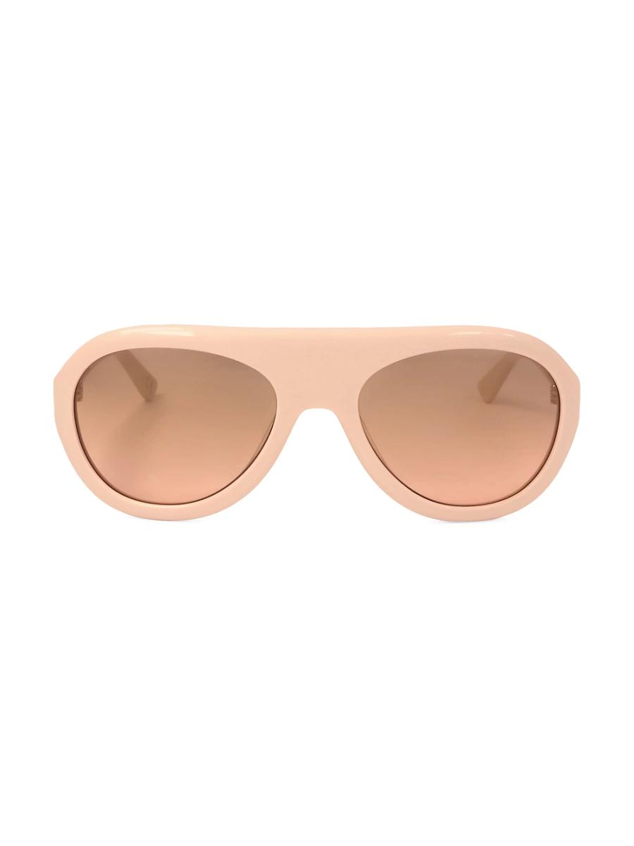 Womens Mount Toc 57MM Aviator Sunglasses Product Image