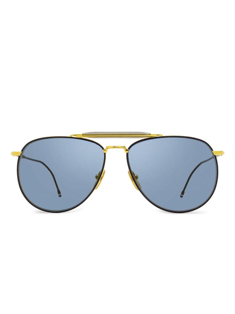 pilot-frame metal sunglasses Product Image