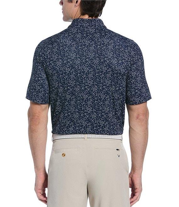 Callaway Chevron Printed Short Sleeve Polo Shirt Product Image