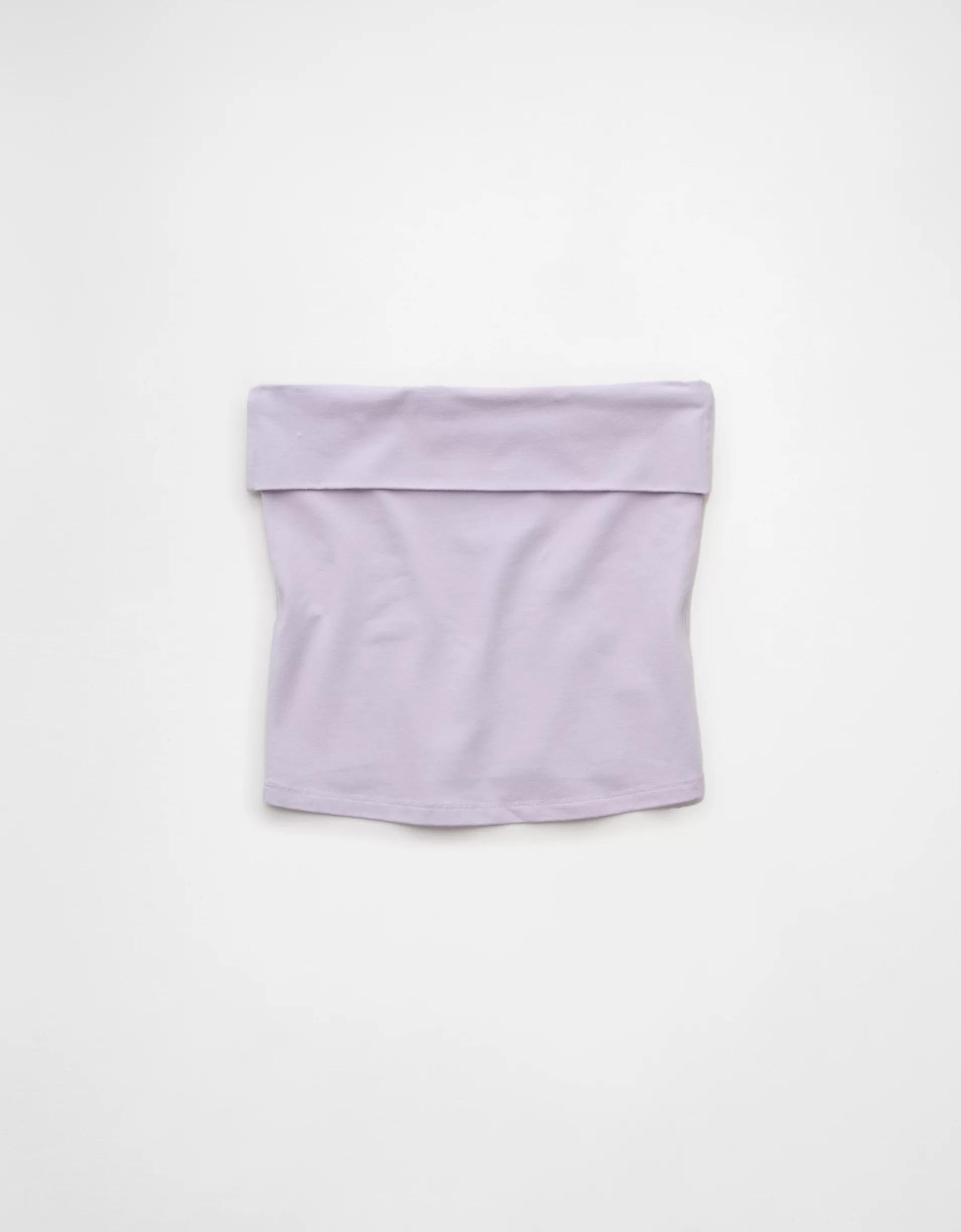 AE It Knit Foldover Tube Top Product Image