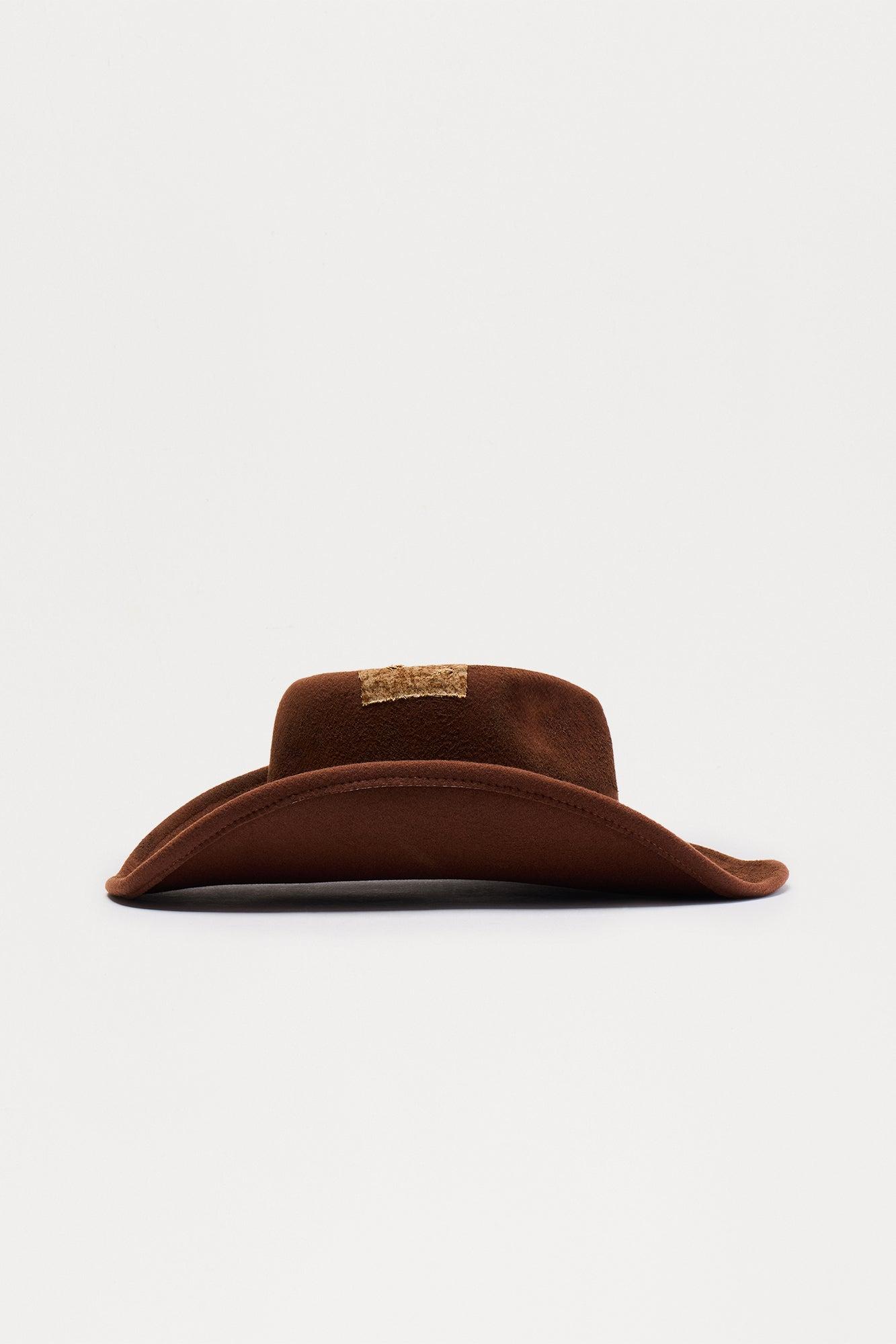 Coyote West Novelty Cowboy Hat  - Brown Male Product Image