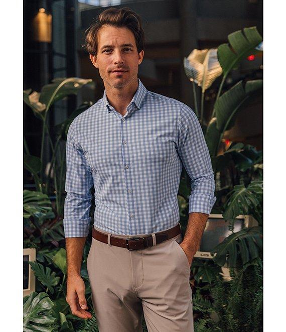 Mizzen+Main Leeward Gingham Performance Stretch Long-Sleeve Woven Shirt Product Image