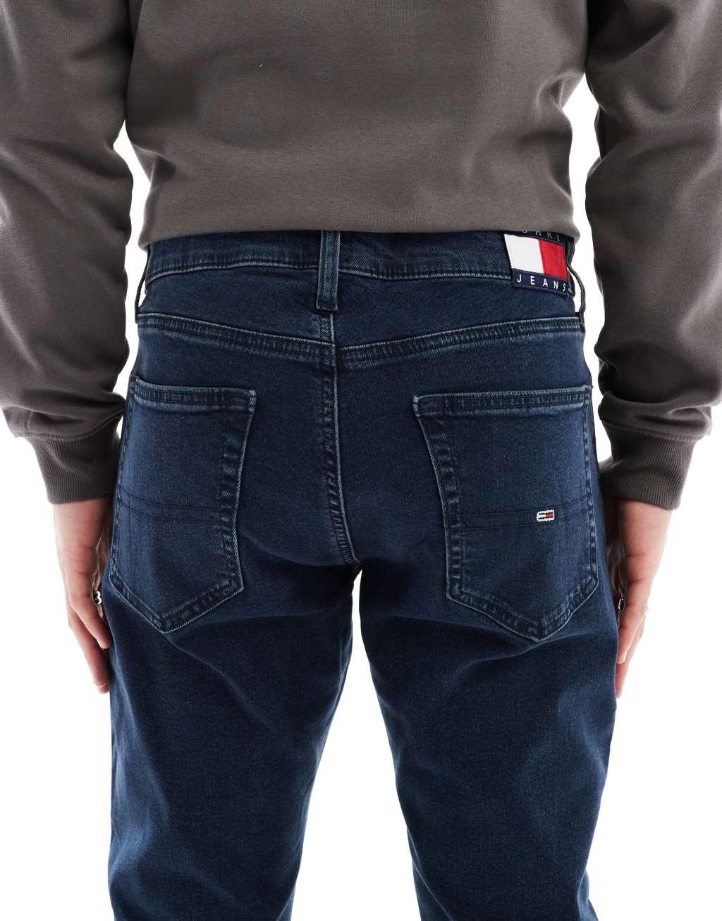 Tommy Jeans Austin slim tapered jeans in dark wash Product Image