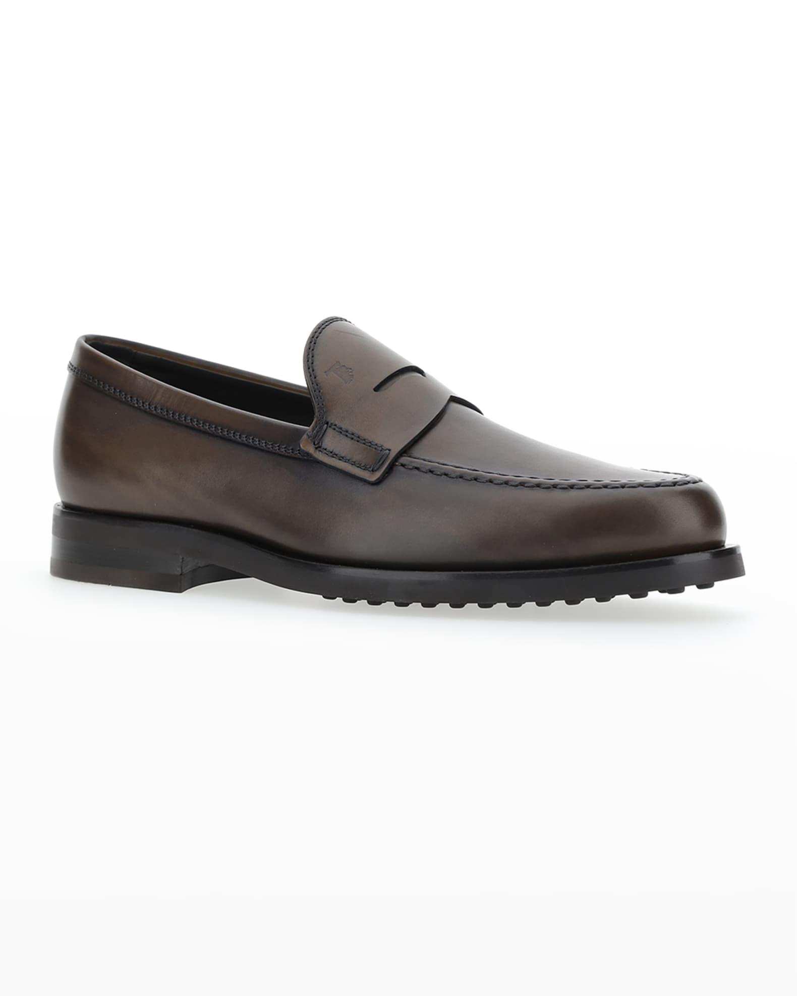 Tods Mens Mocassino Slip On Penny Loafers Product Image