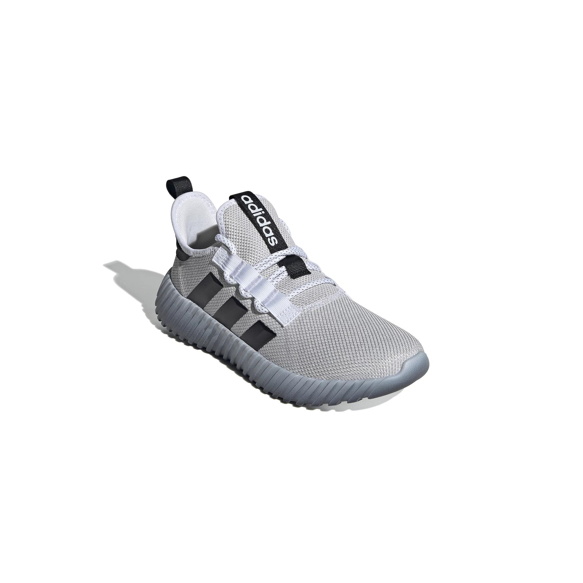 adidas Kaptir 3.0 3-Stripe Men's Running Shoes, Size: 13, White Black Gray Product Image