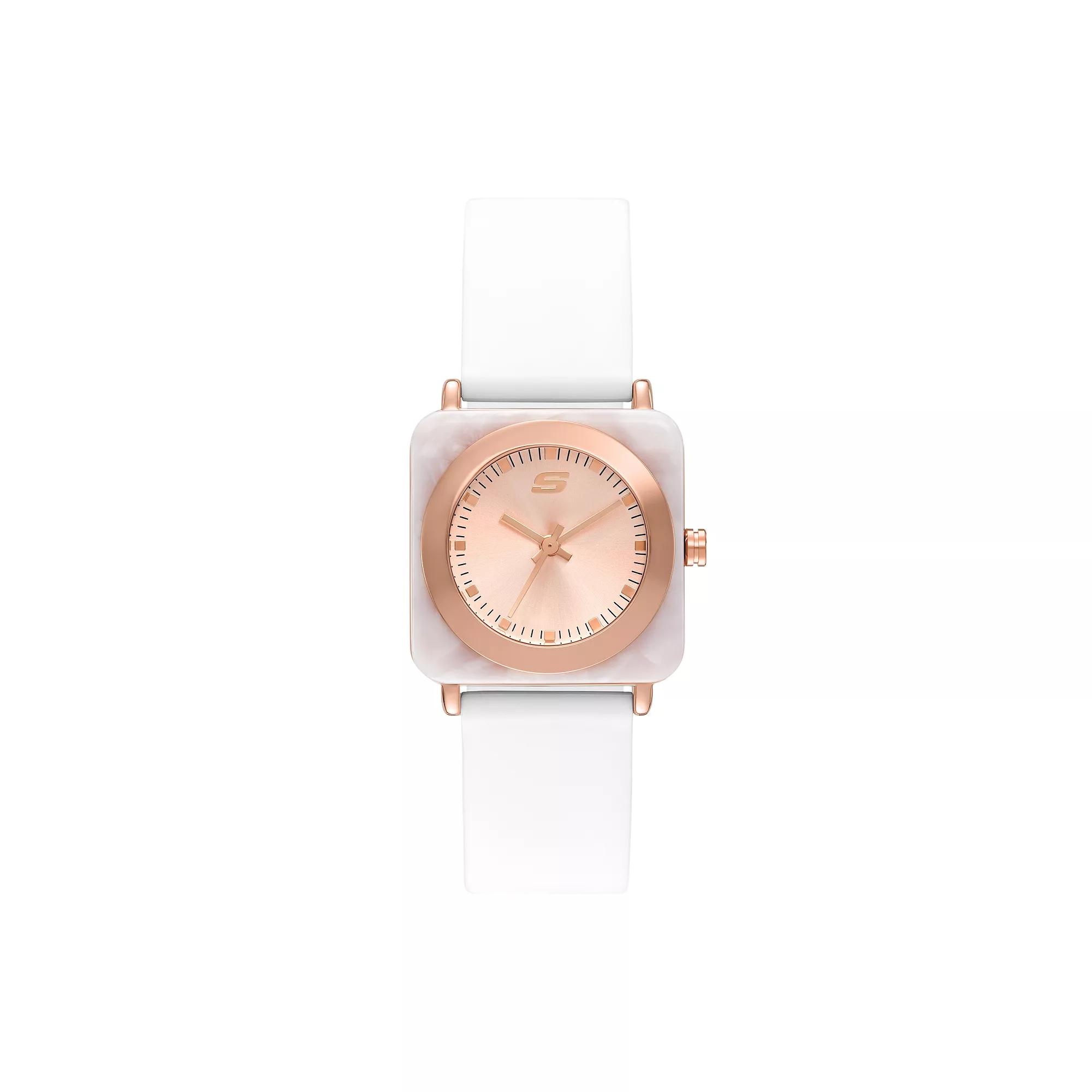 Skechers® Calabar Women's Silicone Watch, Size: 32 mm, White Product Image