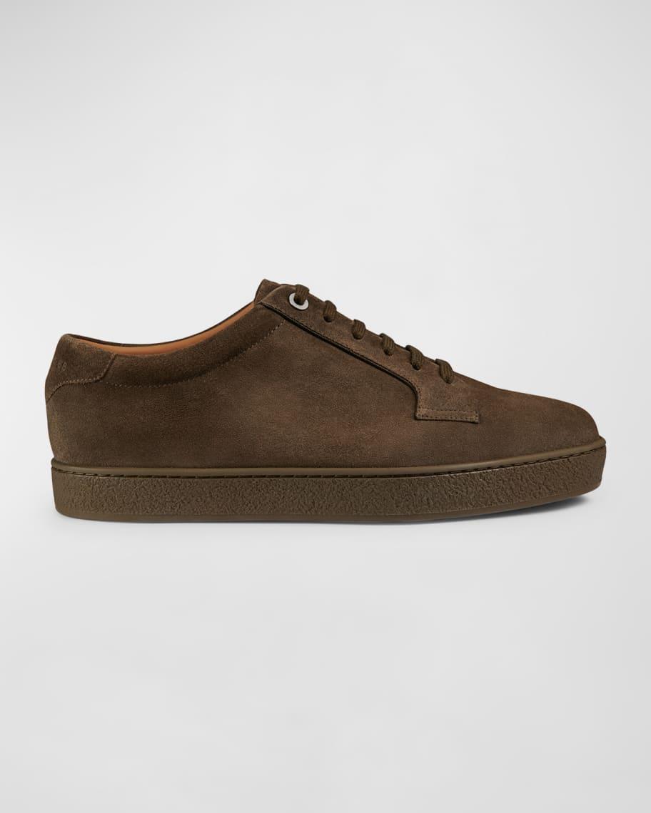Men's Molton Suede Low-Top Sneakers Product Image