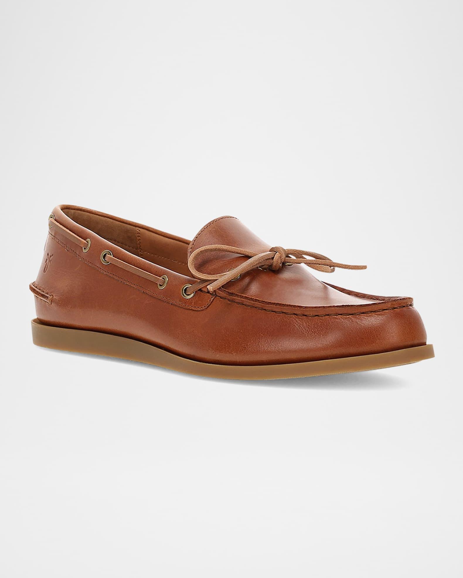 Men's Mason Leather Boat Shoes Product Image