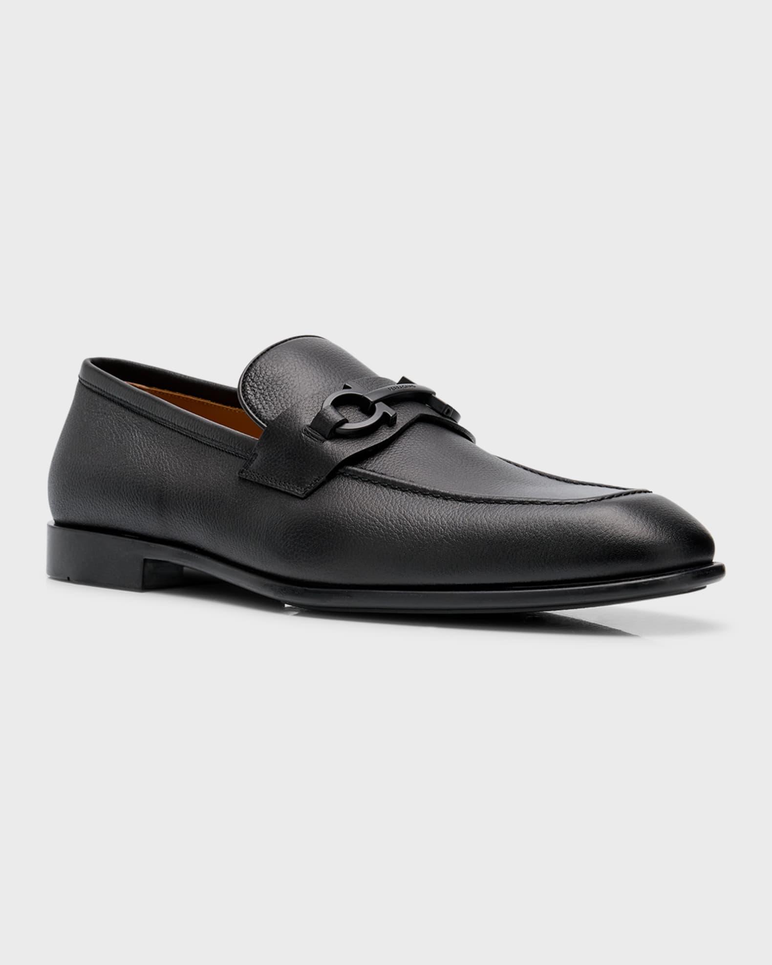 Men's Foster Leather Gancini Bit Loafers Product Image