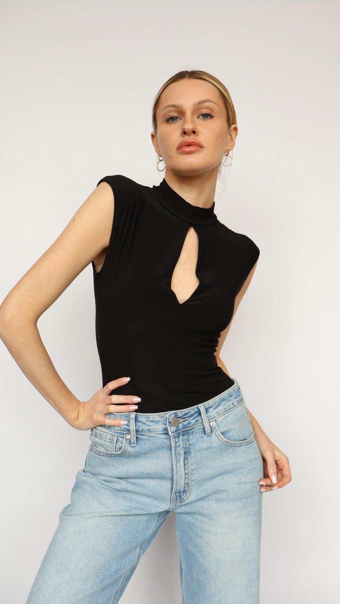 Sleeveless Mock Neck Top Product Image