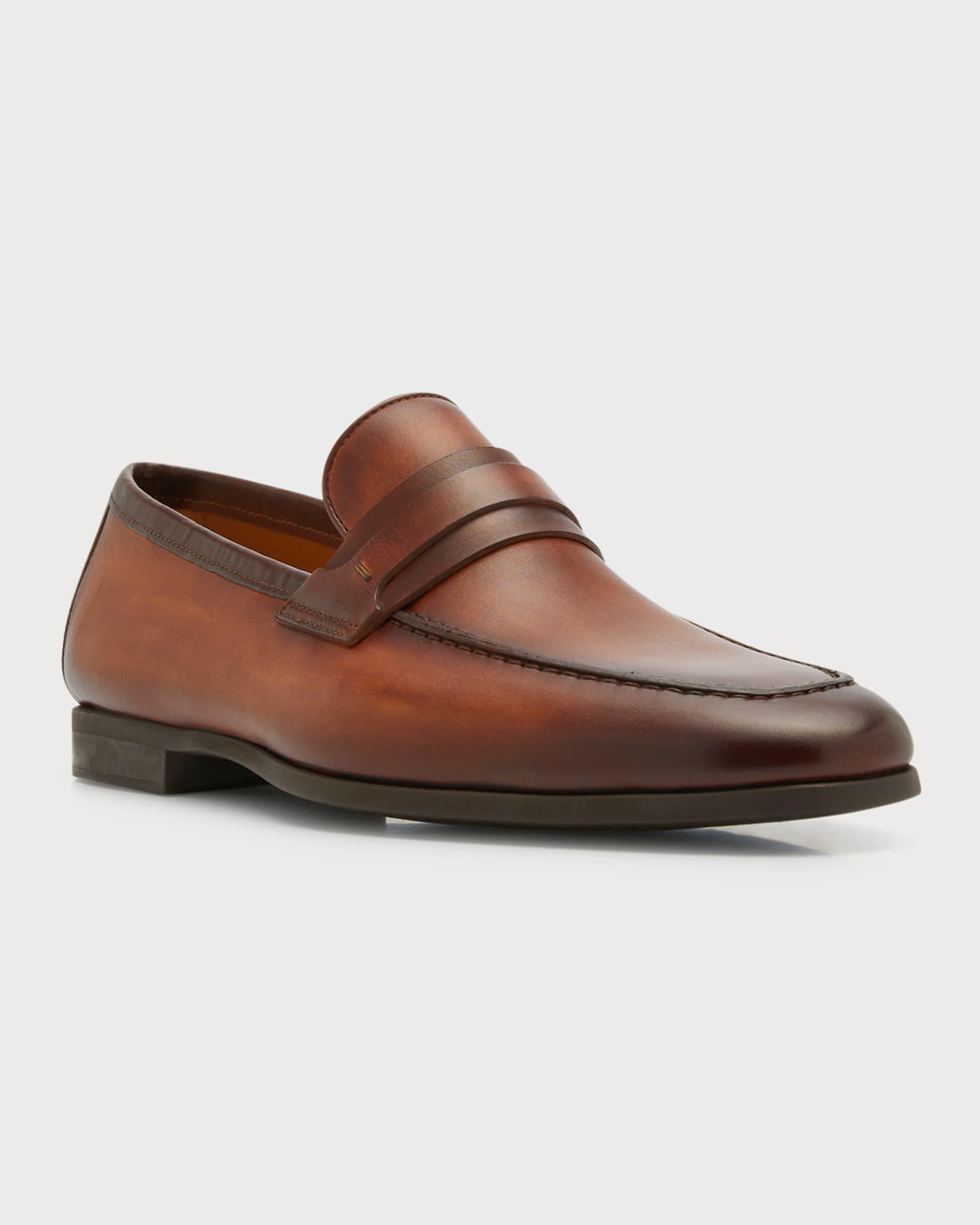Men's Daniel Leather Penny Loafers Product Image